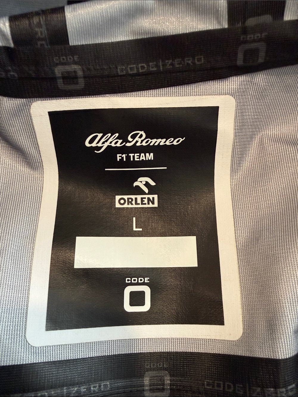 Alfa Romeo Team Men's Black, White & Red Rain Jacket - Picture 2 of 7